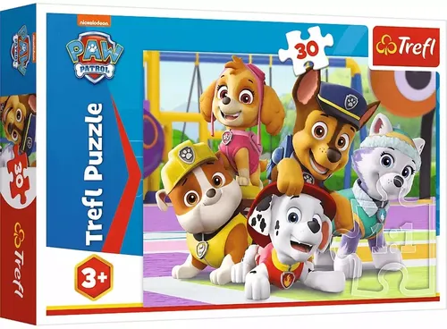 Trefl 18286 Paw Patrol Puzzle - 30 Teile, hochwertiger Druck und kräftige Farben für Kinder ab 5 Jahren, fördert Konzentration und Fantasie