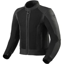 REV'IT! Ignition 4 H2O Leder-Textiljacke schwarz Herren, 48 in schwarz von REV'IT!