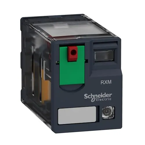 Schneider Electric 14 Pin Relay RXM4AB2E7 48 Vac Coil 4PDT - Relais mit 6 A und LED-Anzeige, ideal für präzise Steuerungen in industriellen Anwendungen.