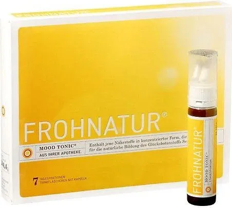 FROHNATUR Pro Serotonin Trinkfläschchen m.Kapseln 7