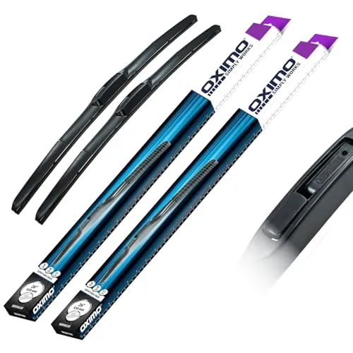 OXIMO SIMPLY WORKS Frontscheibenwischer für Nissan Qashqai 3 III J12 ab 04.2021 SUV, 2er Set Wischerblätter - links 650 mm, rechts 475 mm