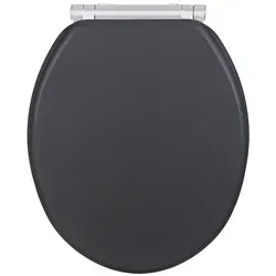 Wenko Absenkautomatik-WC-Sitz in Anthrazit