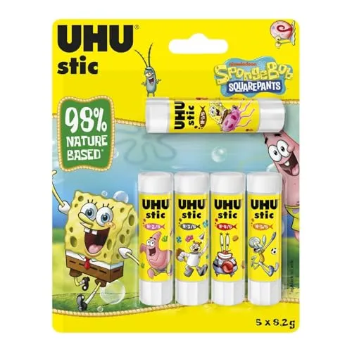 UHU stic Klebestift BTS 2026 SPONGEBOB 5x8,2g von UHU