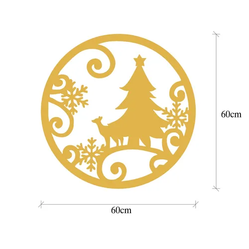 Wandbehänge 100% METALL Gold - Elegantes Wandaccessoire aus 100% Metall in edlem Gold, ideal zur Verschönerung Ihrer Räume. Perfekt für stilvolle Dekoration in jedem Zuhause.