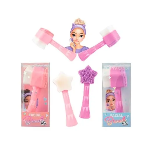 Depesche 12341 TOPModel Gesichtsbürste 2 in 1 Beauty and ME - Sortiert Lieferumfang 1 Stück