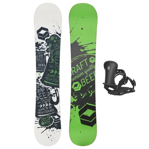 FTWO Snowboard TNT Grün 138cm mit Pipe Bindung M Sale