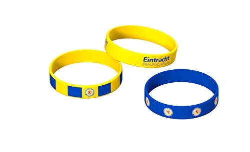 Eintracht Braunschweig Silikonarmbänder, Armband 3er-Set, 1020225