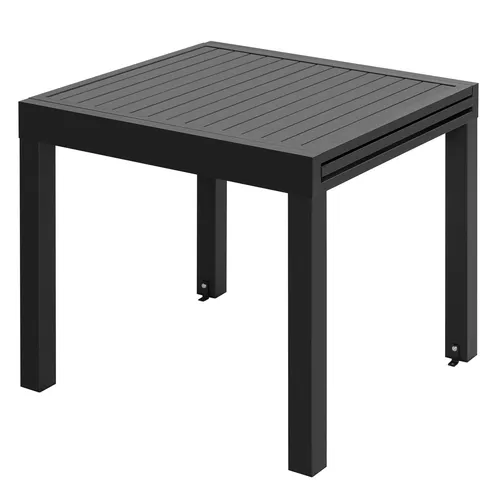 Ausziehbarer Terrassen-Esstisch aus Aluminium für 4–6 Personen