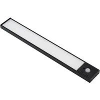 LUXULA LED Unterbauleuchte Akku CCT Warm -Kaltweiß Dimmbar Magnetische Schrankleuchte mit Bewegungsmelder Kabellos Küchenleiste Schwarz 30cm USB-C