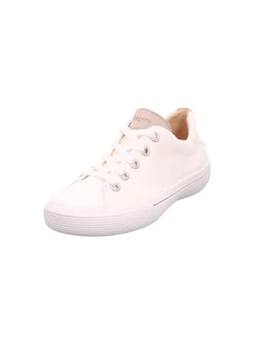 Legero Damen Fresh Sneaker, Weiß 1000, 41.5 EU - Damen-Sneaker mit Umweltzeichen & Blauer Engel, chromfrei gegerbtem Leder und komfortabler Passform für ein angenehmes Tragegefühl.