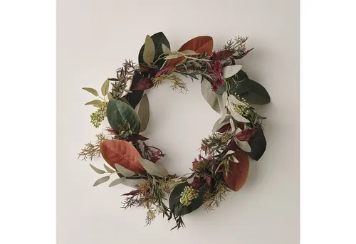 Kunstkranz 40cm Herbst- und Winterkranz, Lights4fun