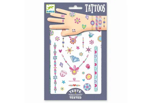 DJECO Kindertattoo DJ09587 Tattoos: Jenni´s Jewels von Djeco
