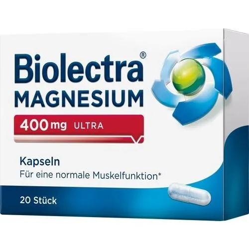 Produktbild Biolectra Magnesium 400 mg ultra Kapseln 20 St