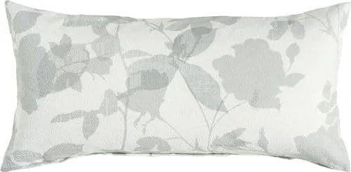 Erwin Müller Kissenbezug Flanell hellgrau-weiß Größe 40x80 cm