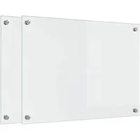 vidaXL Küchenrückwand Transparent 70 x 50 cm aus gehärtetem Glas - Sonstiges Grillzubehör – Stilvolle und hitzebeständige Küchenrückwand aus Sicherheitsglas, ideal für moderne Küchen und einfach zu installieren.