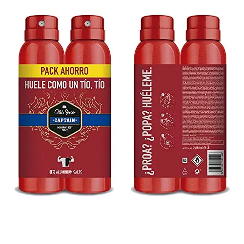 Old Spice Captain Deodorant Spray 150ml Set 2 Pieces 2019369463
