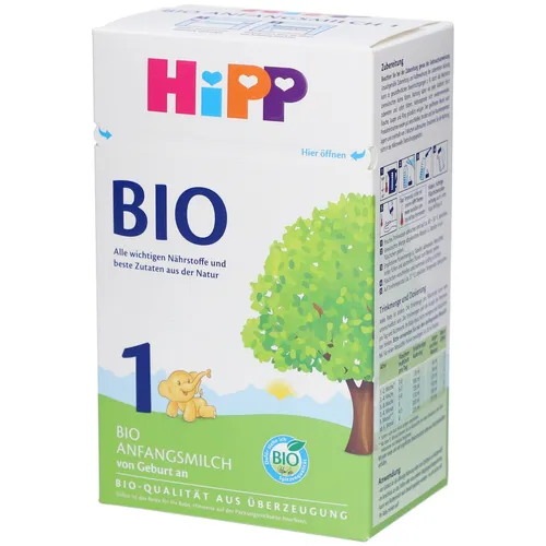 Hipp Bio 1 Anfangsmilch von Geburt an