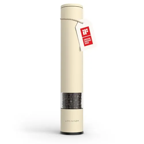 LARS NYSØM Salz- und Pfeffermühle Lagom Manuell in beige von LARS NYSØM