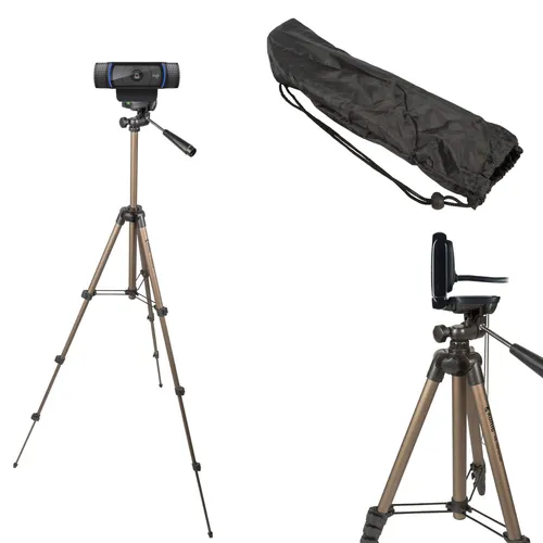 Tripod 19W Stativ für Webcam zb Logitech C920 Brio 4K C925e Microsoft Ständer