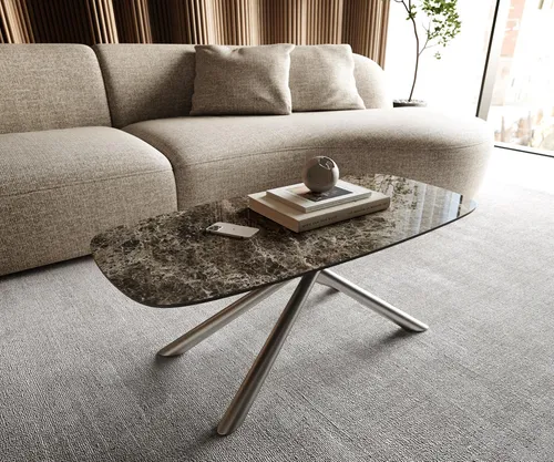 Couchtische mit Glasplatte von Delife