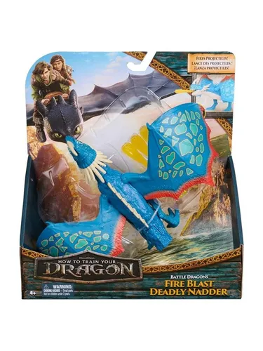 Spin Master DreamWorks Dragons Battle Dragons Figur MvMdDragon wFT DeadlyNadder - Action- & Spielfiguren, beeindruckende Detailtreue und perfekte Ergänzung für jedes Dragon-Fan-Set, ideal für Kinder von 4-14 Jahren.