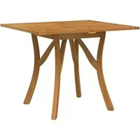 vidaXL Gartentisch aus massivem Akazienholz 85x85cm - Esstisch aus robustem Akazienholz, ideal für Garten, Terrasse oder Balkon. Genießen Sie entspannte Stunden im Freien mit elegantem Design und einfacher Reinigung.