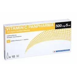 Vitamin C Panpharma 100 mg/ml Injektionslösung 10X5 ml