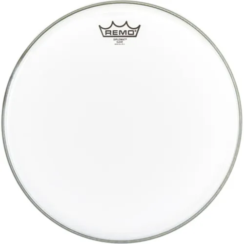 Remo Diplomat Clear 14'' BD-0314-00 - Schlagfell für Trommeln, transparentes Design für klare Klänge und optimale Resonanz.