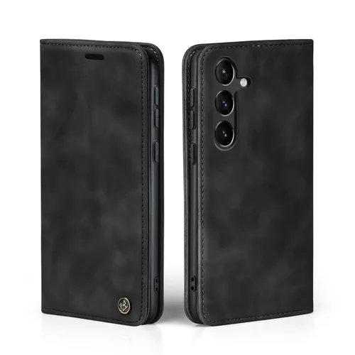 Handy Hülle für Samsung Galaxy S23 FE Klapp Magnet Smartphone Cover Case Schwarz