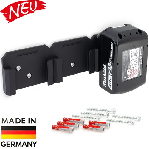Akku-Wandhalterung für Makita Akkus 18V 3 Fach Halter mit Schrauben