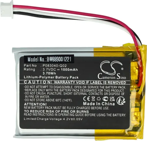 vhbw Akku kompatibel mit AKG Y50BT Wireless Headset Kopfhörer (1000 mAh, 3,7 V, Li-Polymer)
