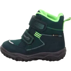Superfit Jungen Husky Gore-Tex Stiefel in Grün/Hellgrün - Wanderschuhe mit wasserdichter GORE-TEX Membrane, herausnehmbarer Einlegesohle und reflektierenden Details für optimale Sichtbarkeit.