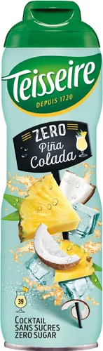 Teisseire Getränke-Sirup Pina Colada 0% 600ml - Cocktails (1er Pack)