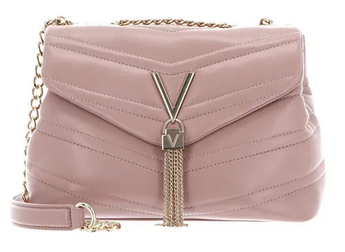 VALENTINO BAGS Schultertasche Flap Bag rosa - Handtaschen aus hochwertigem Polyurethan, mit verstellbarem Schulterriemen und stilvollem gestepptem Logo. Perfekt für jeden Anlass!