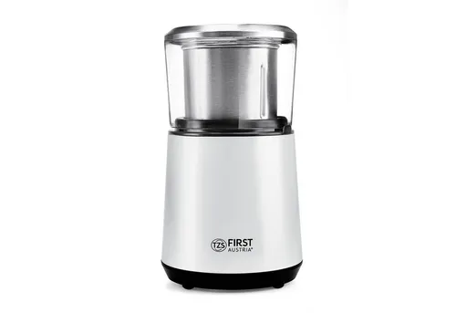 TZS FIRST AUSTRIA Kaffeemühle 2in1 elektrische Zerkleinerer für Kaffeebohnen, Gewürze 4 Klingen 200W, 200 W, 50 g Bohnenbehälter
