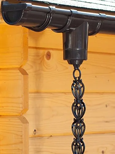 Regen-Ablaufkette DN 60, 250 cm lang aus Kunststoff von 4 Home & Garden