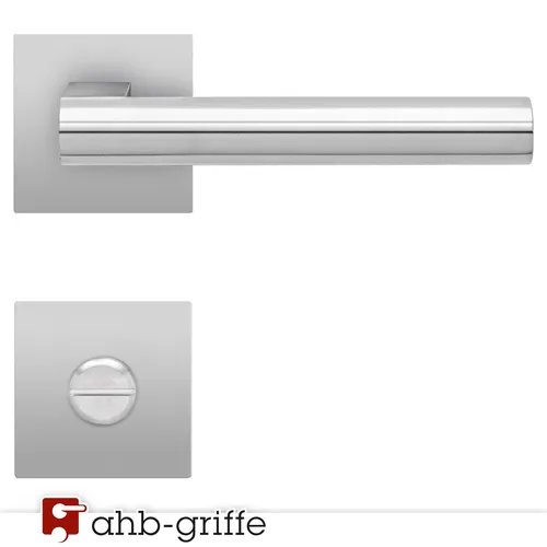 Karcher Türgriff Madeira Q Rosette Edelstahl matt WC Türdrücker Türbeschlag