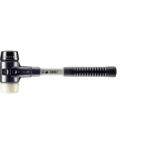 HALDER SIMPLEX-Schonhammer 3728.060 - Geräuscharm und langlebig - Hämmer: Der SIMPLEX-Schonhammer mit austauschbaren Einsätzen aus Gummikomposition und Nylon vereint hohe Schlagkraft und Langlebigkeit. Ideal für präzise Montagearbeiten.