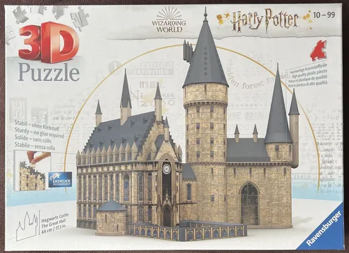 Ravensburger 3D Puzzle 11259 - Harry Potter Hogwarts Schloss, 540 Teile für ab 10 Jahre