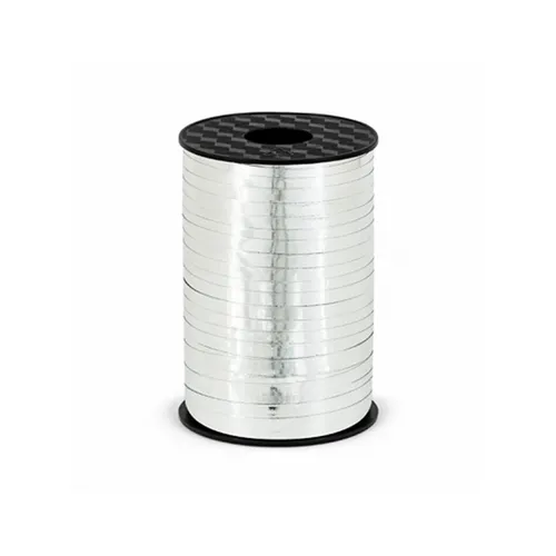 Produktbild Ballonband Ballonschnur Geschenkband Polyband auf Rolle silber 225m