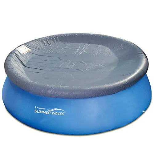 Summer Waves Poolabdeckung Ø366cm Abdeckplane Regenplane für Quick Up Pool