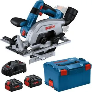 Bosch Handkreissäge GKS 18V-57-2 L, akkubetrieben in blau von Bosch