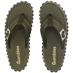 Gumbies Zehentrenner Islander Hausschuh vegan grün 45 EU von GUMBIES