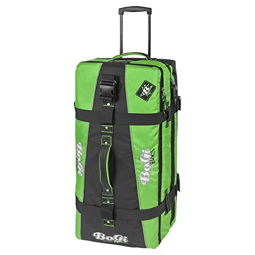 BoGi Bag Reisetrolley Koffer, 110 L, Grün/Schwarz