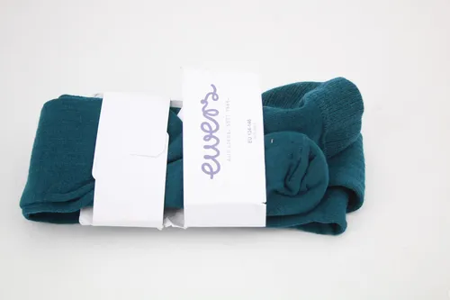 Ewers Strumpfhose Rippe 901035, 0119 jade, Größe 134-146 in grün von Ewers