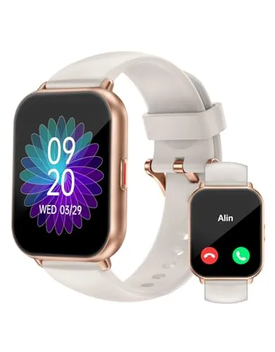 RUIMEN Smartwatch mit Telefonfunktion – Fitnessuhr für Damen und Herren mit HD-Touchscreen