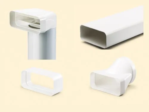 Naber COMPAIR flow 150 Flachkanal Set-1 4040010 - Dunstabzugshauben-Zubehör mit Luftleitkörpern für optimale Luftführung. Komplettes Set für effiziente Installation und besten Dunstabzug.