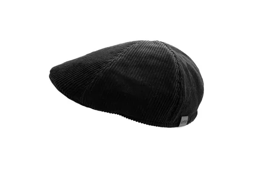 CAPO Schiebermütze mit Gummizug in Cord-Optik schwarz L/XL in schwarz von Capo