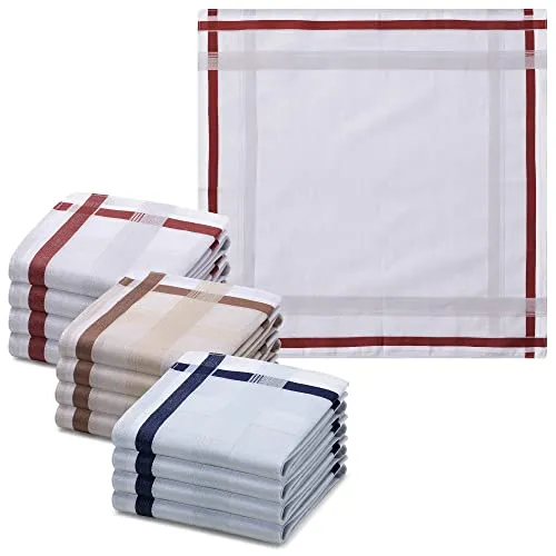 JEMIDI Herren Taschentücher aus Baumwolle von Jemidi