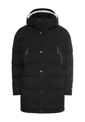 camel active Herren teXXXactive® Jacke mit Abnehmbarer Kapuze Schwarz, menswear-52